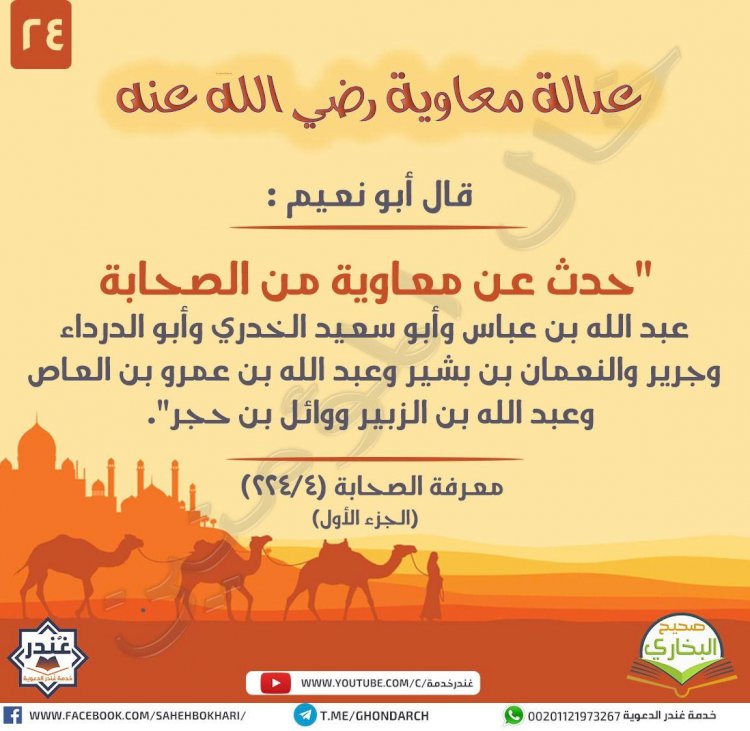 عدالة معاوية رضي الله عنه 4