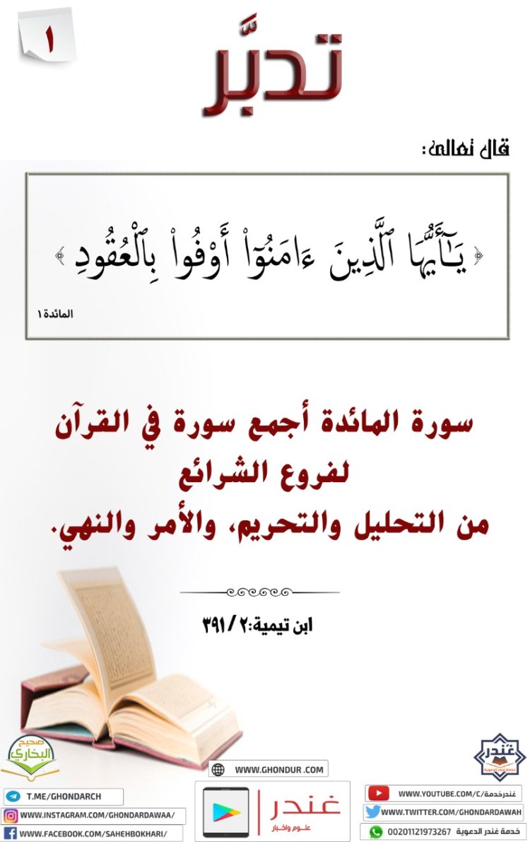 يَٰٓأَيُّهَا ٱلَّذِينَ ءَامَنُوٓا۟ أَوْفُوا۟ بِٱلْعُقُودِ