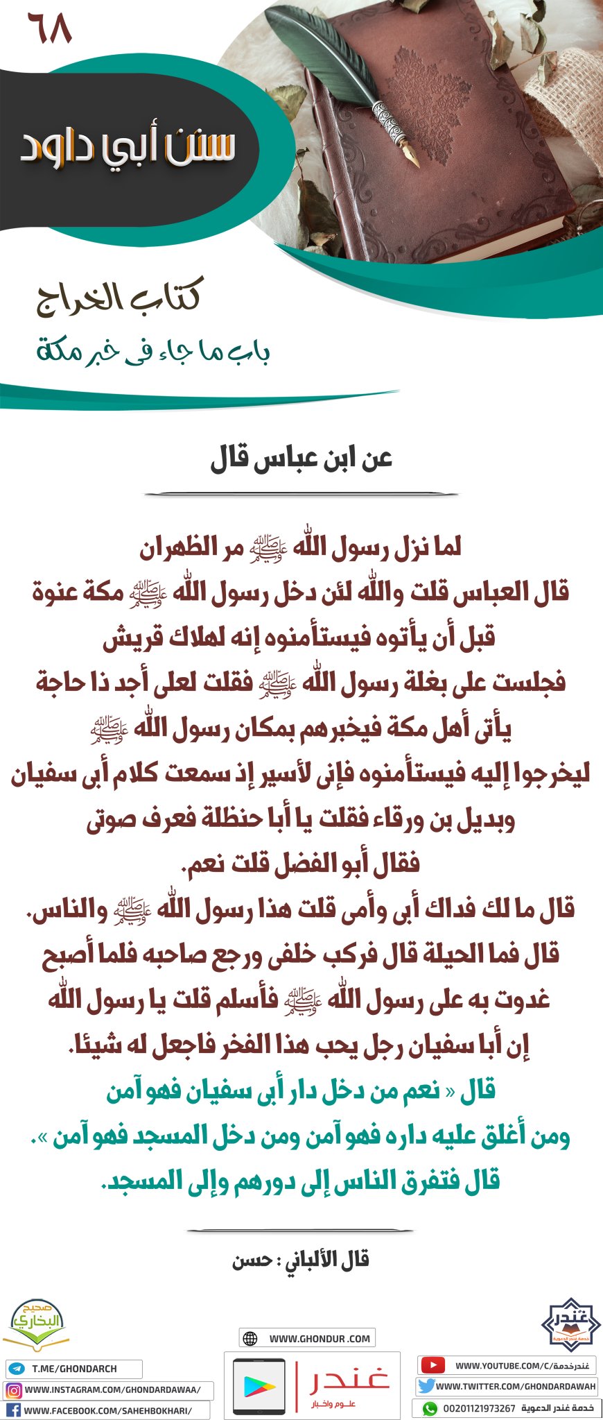 باب ما جاء فى خبر مكة