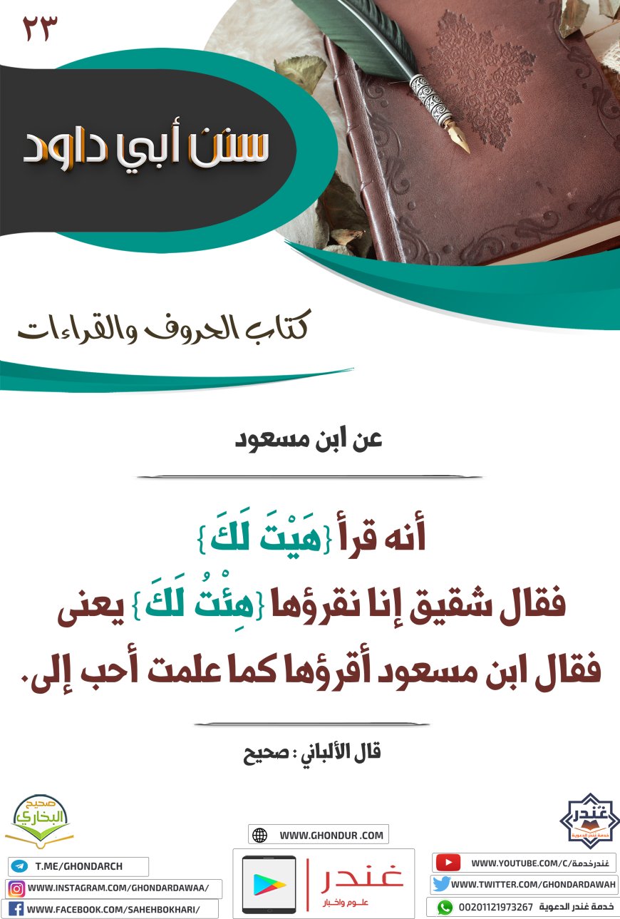 كتاب الحروف والقراءات