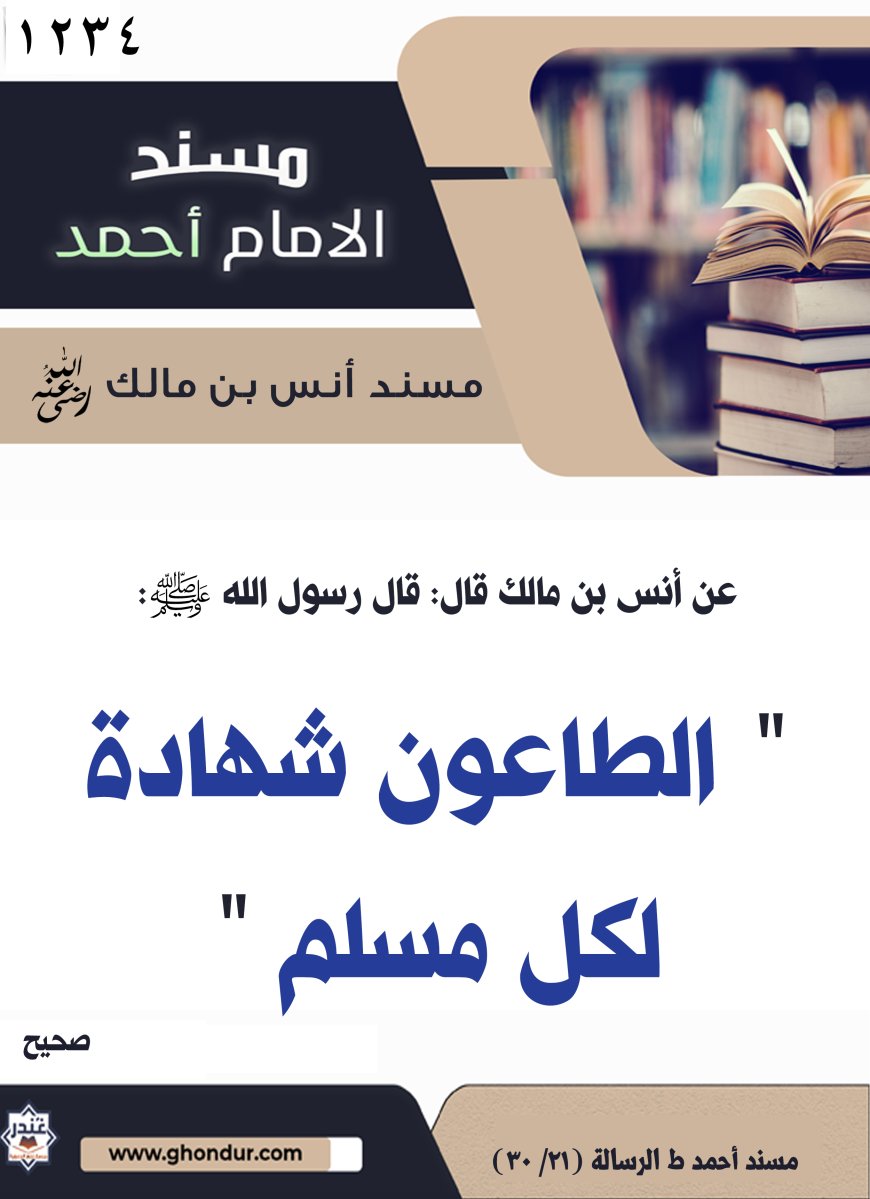 ‌‌مسند أنس بن مالك رضي الله تعالى عنه1234