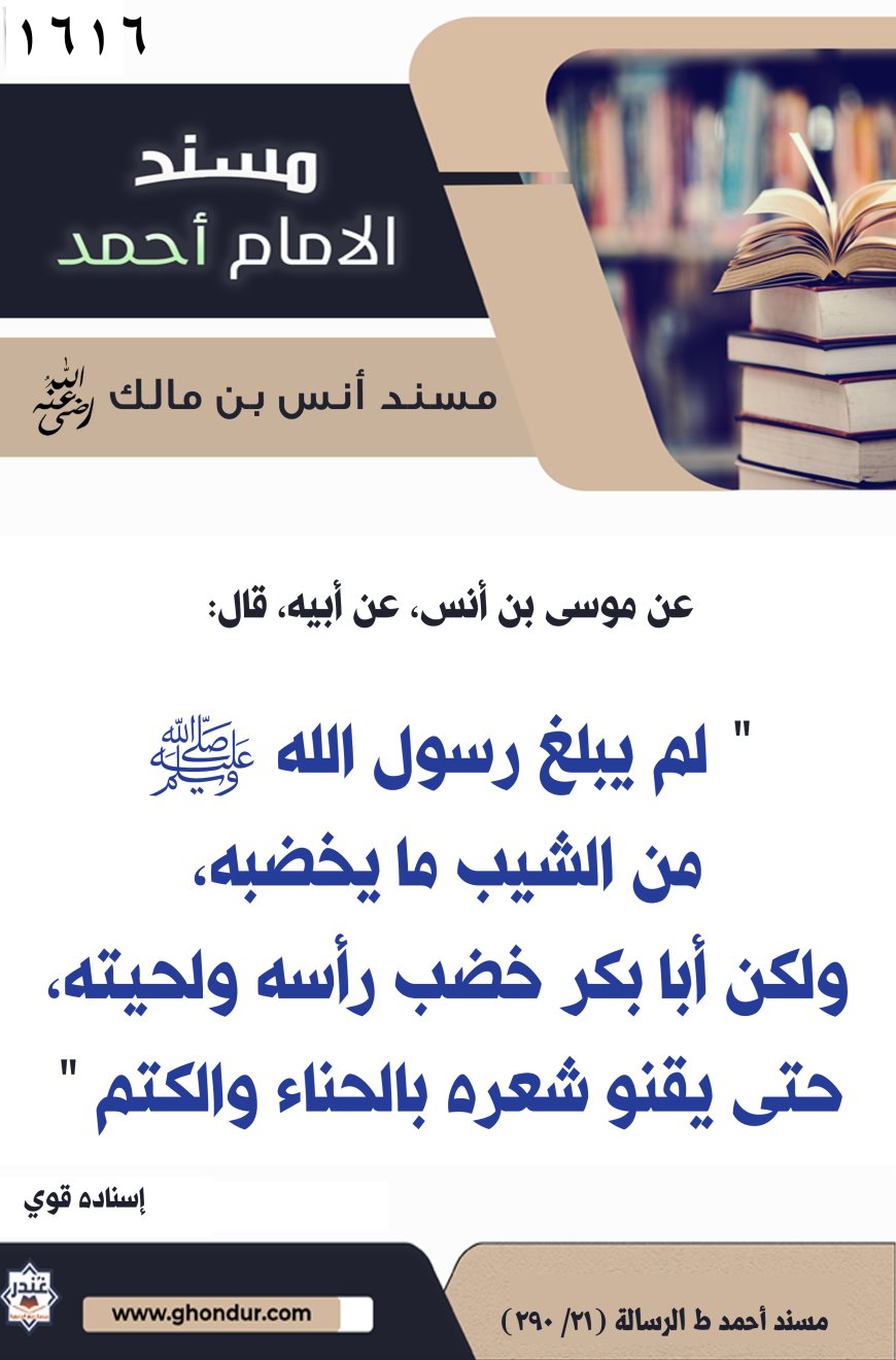 ‌‌مسند أنس بن مالك رضي الله تعالى عنه1616