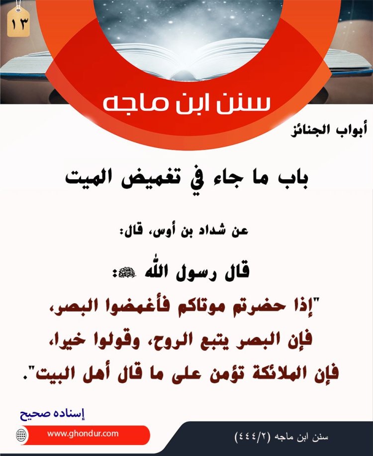 باب ما جاء في تغميض الميت 2