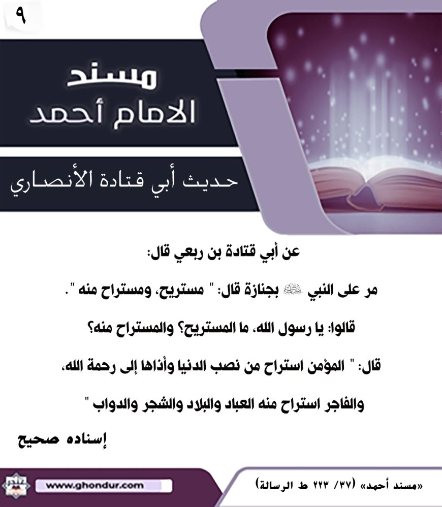 حديث أبي قتادة الأنصاري 9