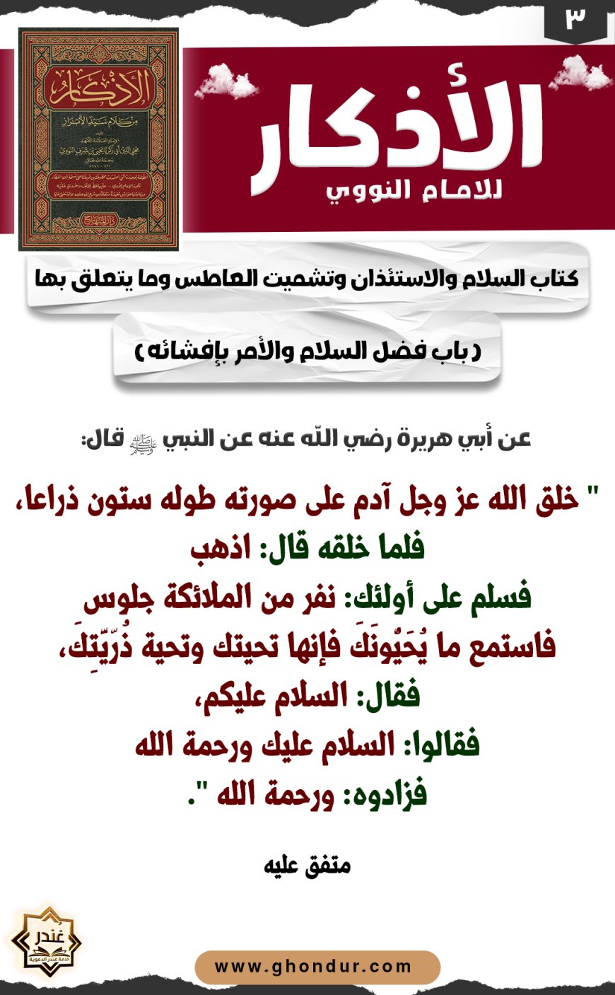 باب فضل السلام والأمر بإفشائه