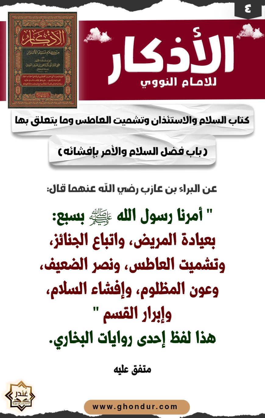 باب فضل السلام والأمر بإفشائه