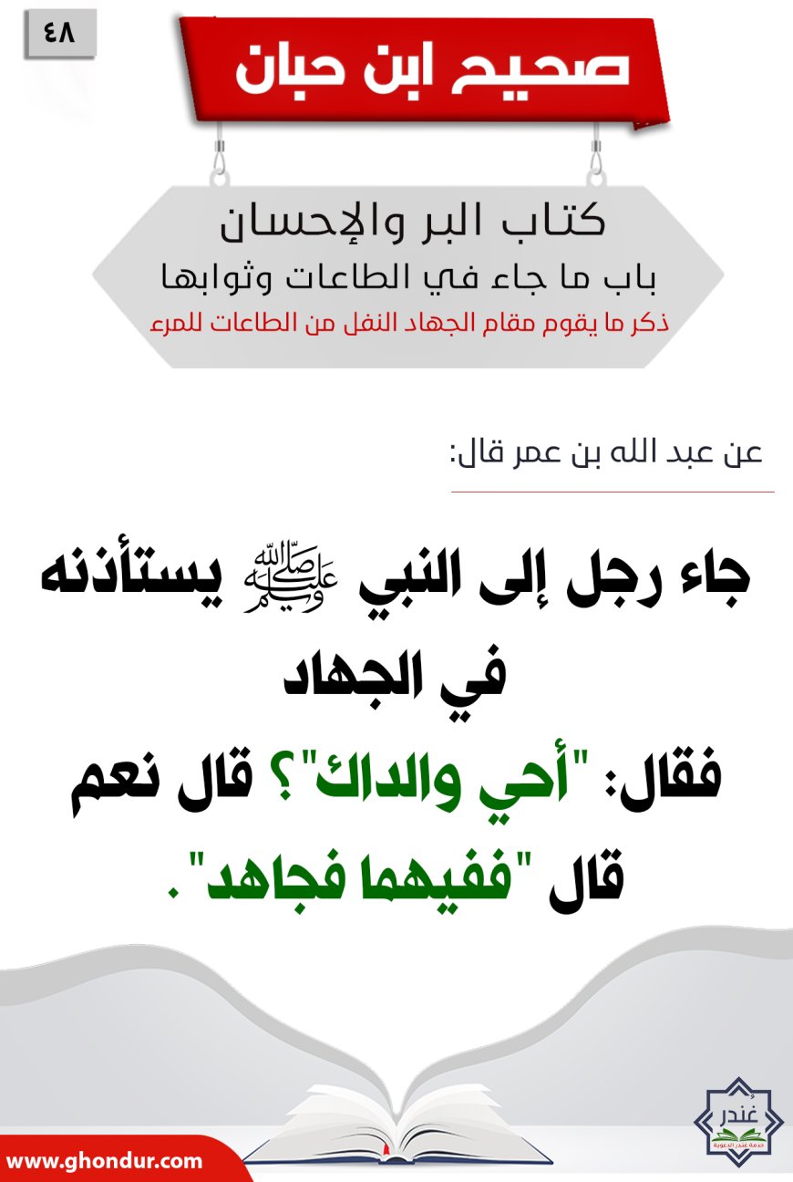 ذكر ما يقوم مقام الجهاد النفل من الطاعات للمرء48