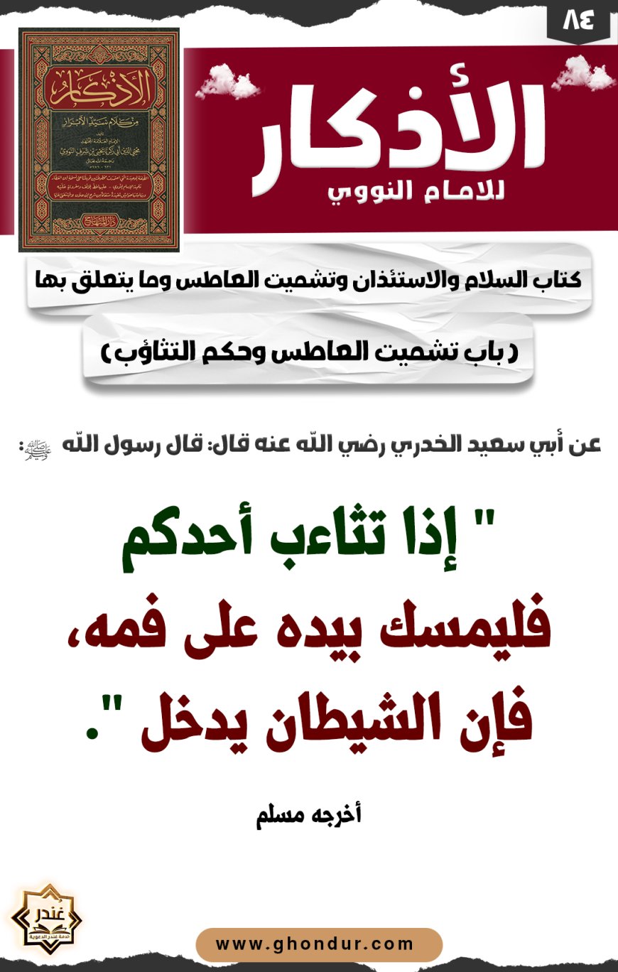 باب تشميت العاطس وحكم التثاؤب