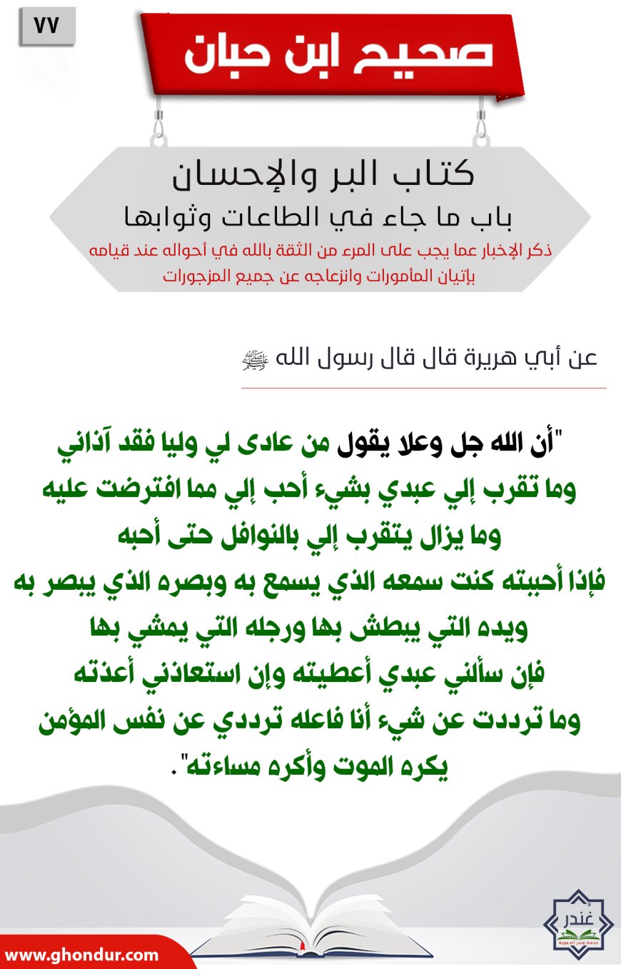 ذكر الإخبار عما يجب على المرء من الثقة بالله في أحواله عند قيامه بإتيان المأمورات وانزعاجه عن جميع المزجورات77