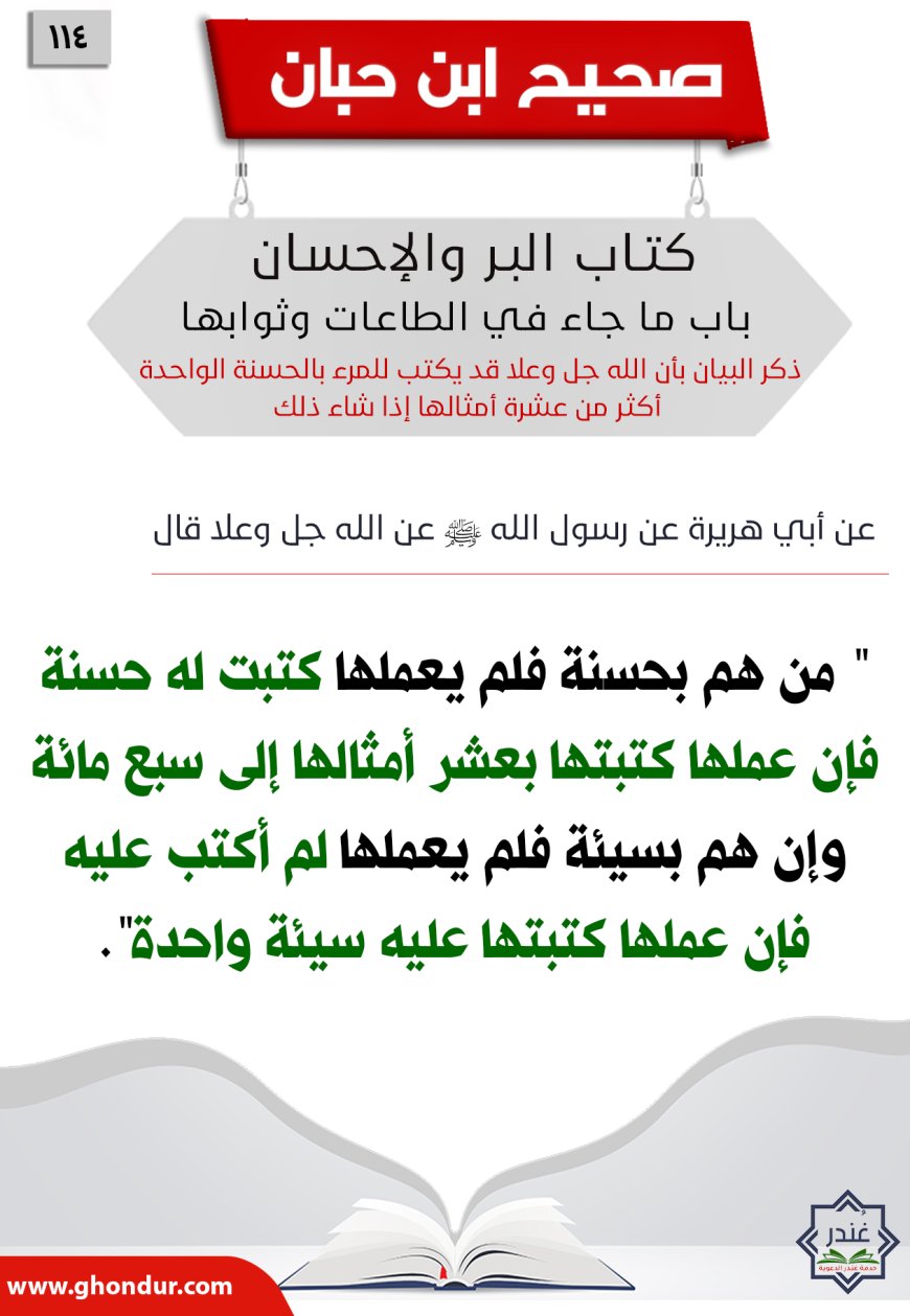 ذكر البيان بأن الله جل وعلا قد يكتب للمرء بالحسنة الواحدة أكثر من عشرة أمثالها إذا شاء ذلك114