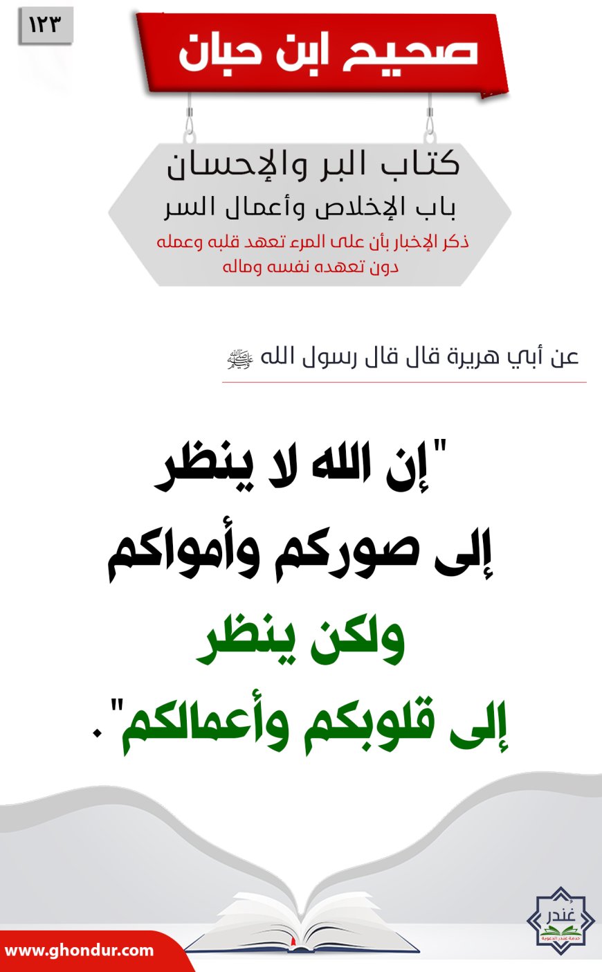 ذكر الإخبار بأن على المرء تعهد قلبه وعمله دون تعهده نفسه وماله123