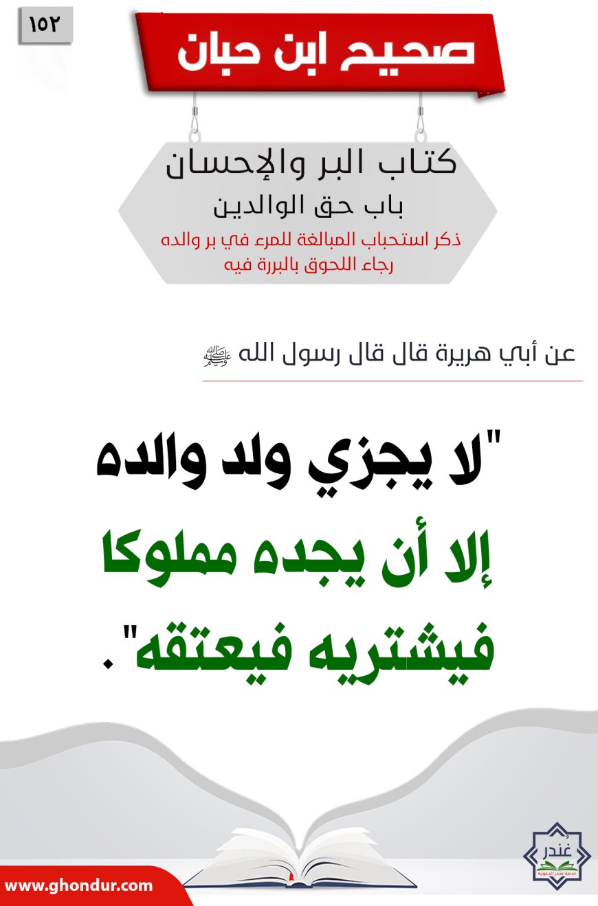 ذكر استحباب المبالغة للمرء في بر والده رجاء اللحوق بالبررة فيه152