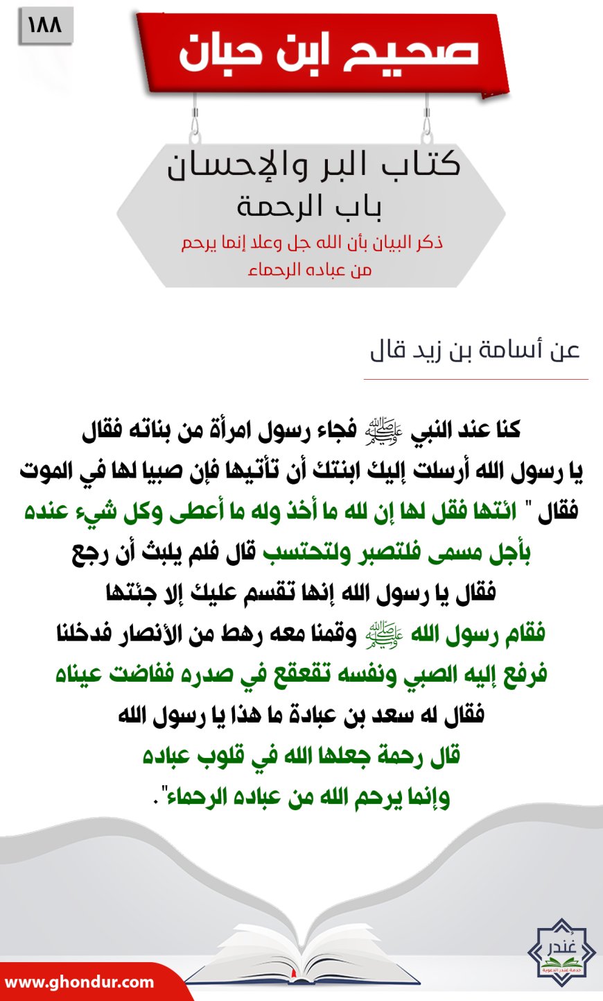 ذكر البيان بأن الله جل وعلا إنما يرحم من عباده الرحماء188