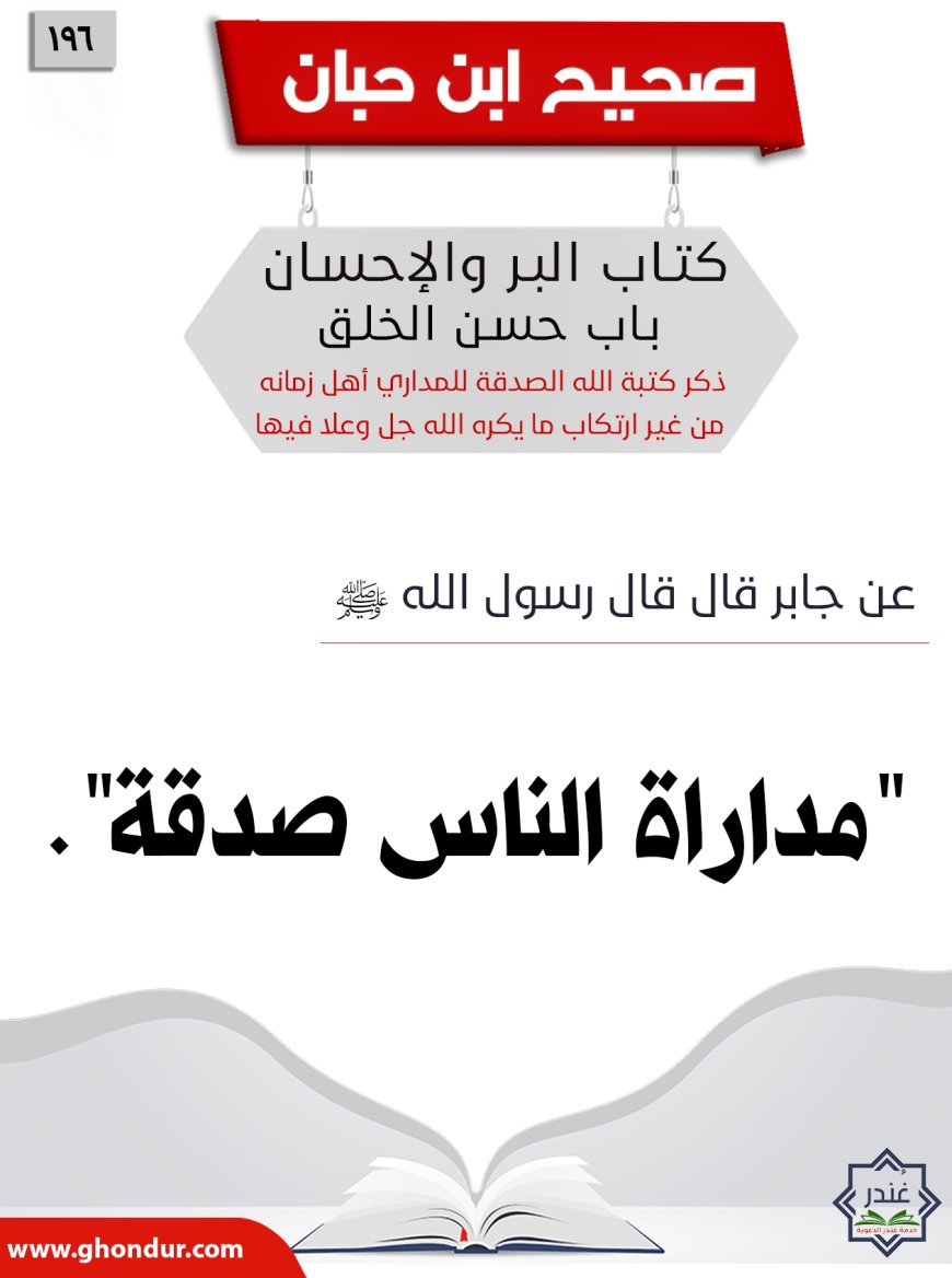 ذكر كتبة الله الصدقة للمداري أهل زمانه من غير ارتكاب ما يكره الله جل وعلا فيها196