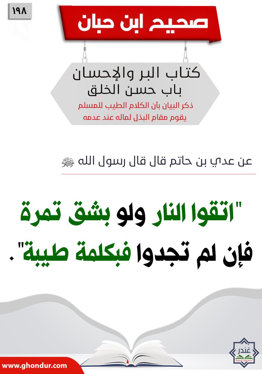ذكر البيان بأن الكلام الطيب للمسلم يقوم مقام البذل لماله عند عدمه198