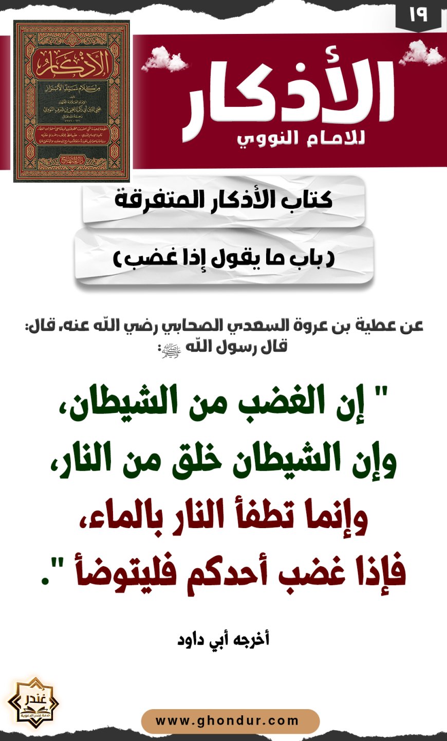 باب ما يقول إذا غضب