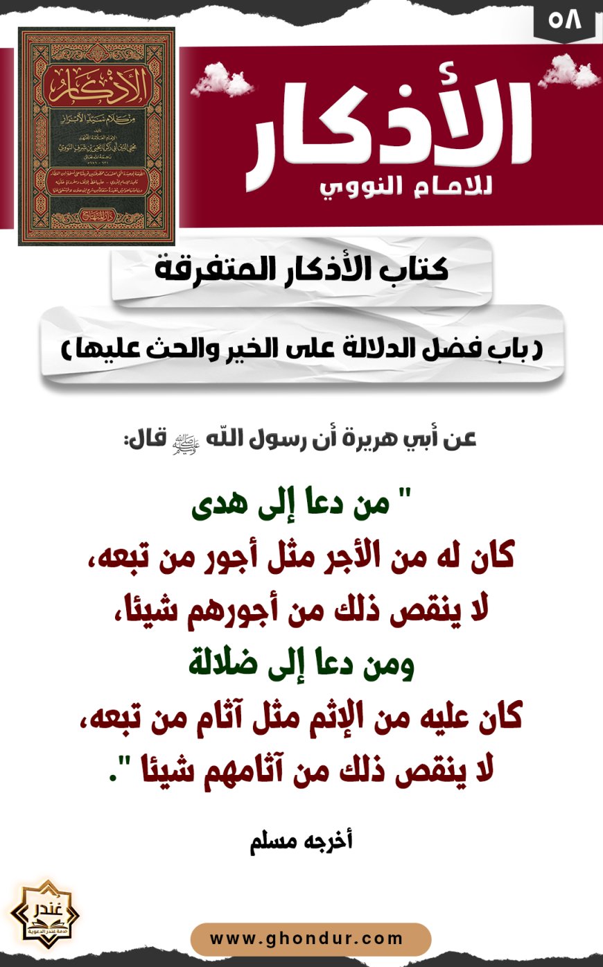 باب فضل الدلالة على الخير والحث عليها