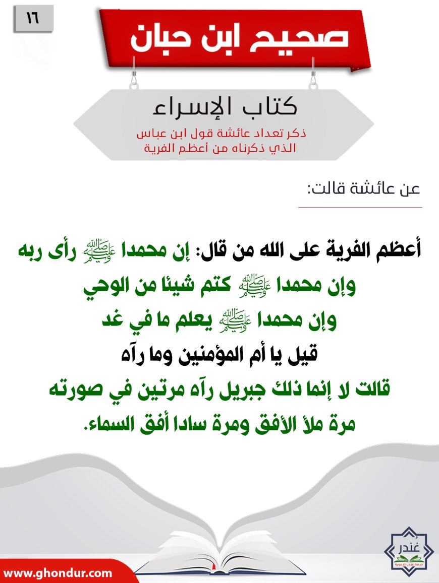 ذكر تعداد عائشة قول ابن عباس الذي ذكرناه من أعظم الفرية16