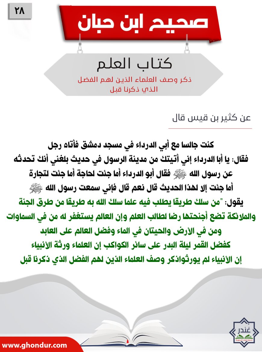 ذكر وصف العلماء الذين لهم الفضل الذي ذكرنا قبل28