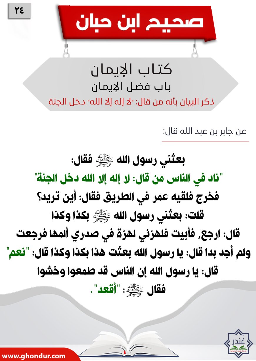 ذكر البيان بأنه من قال: "لا إله إلا الله" دخل الجنة24