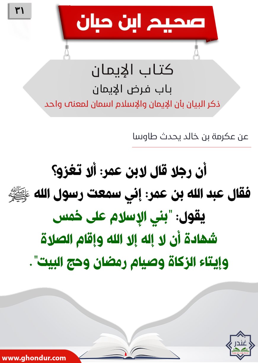 ذكر البيان بأن الإيمان والإسلام اسمان لمعنى واحد31